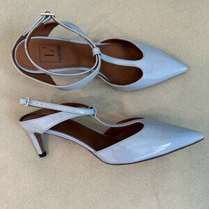 L'Autre Chose T-bar Court Shoes, Periwinkle Blue, Sz 38.5